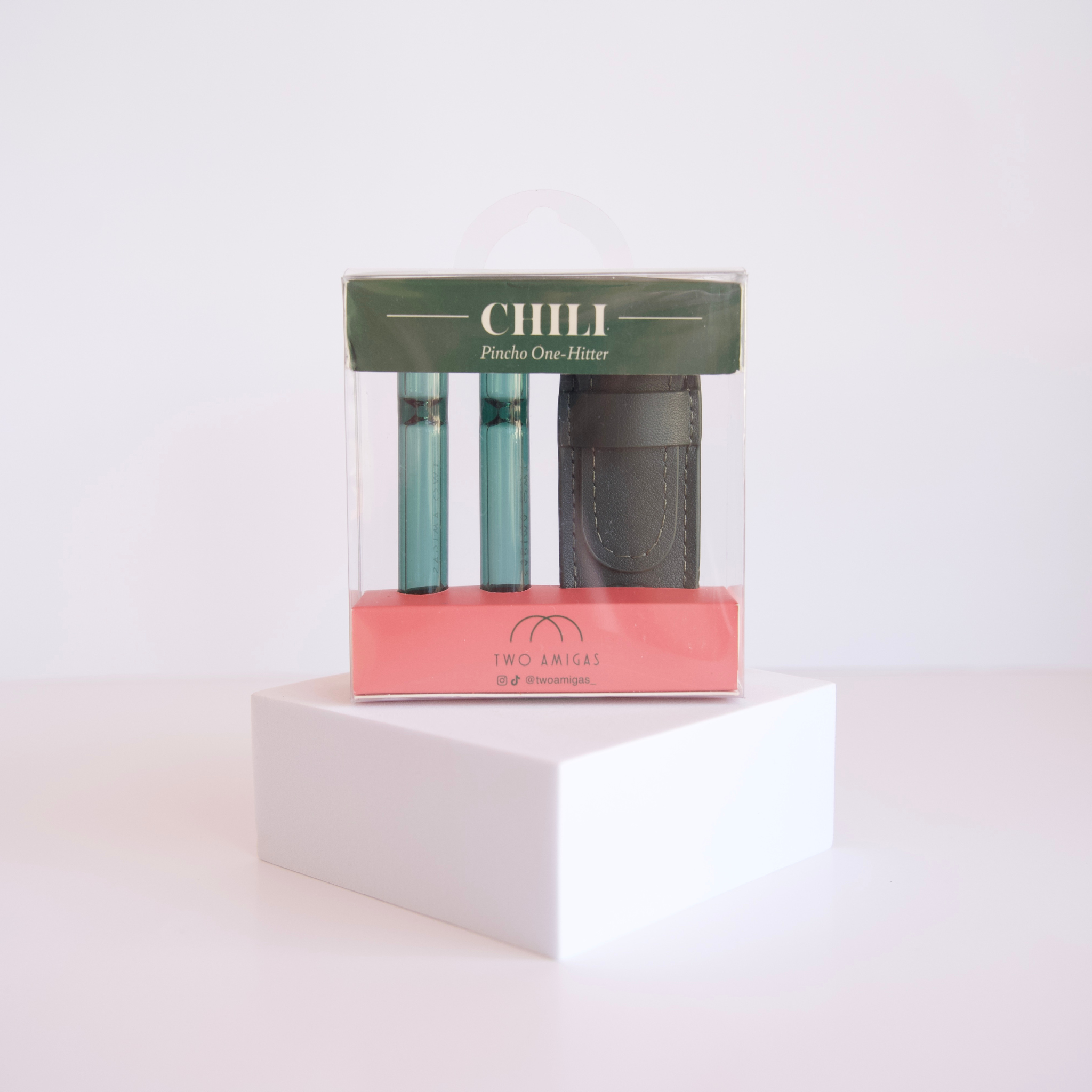 Chili Glass One-Hitters - Twin Pack
